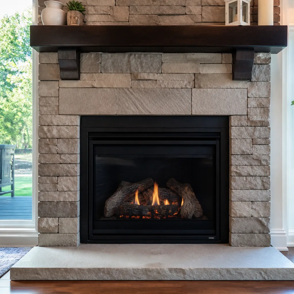 Gas fireplace service